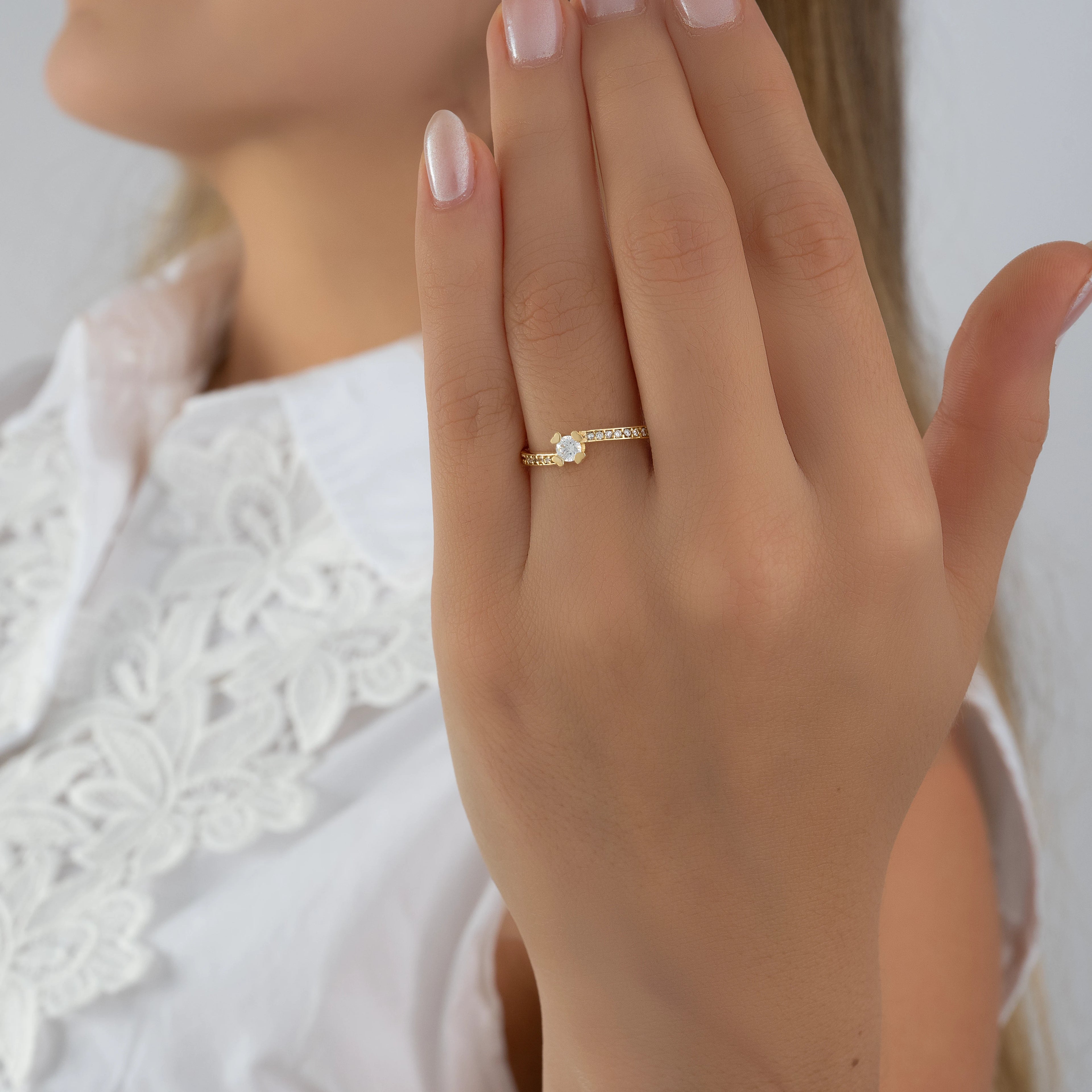 Anillo Compromiso Iris Talla 9