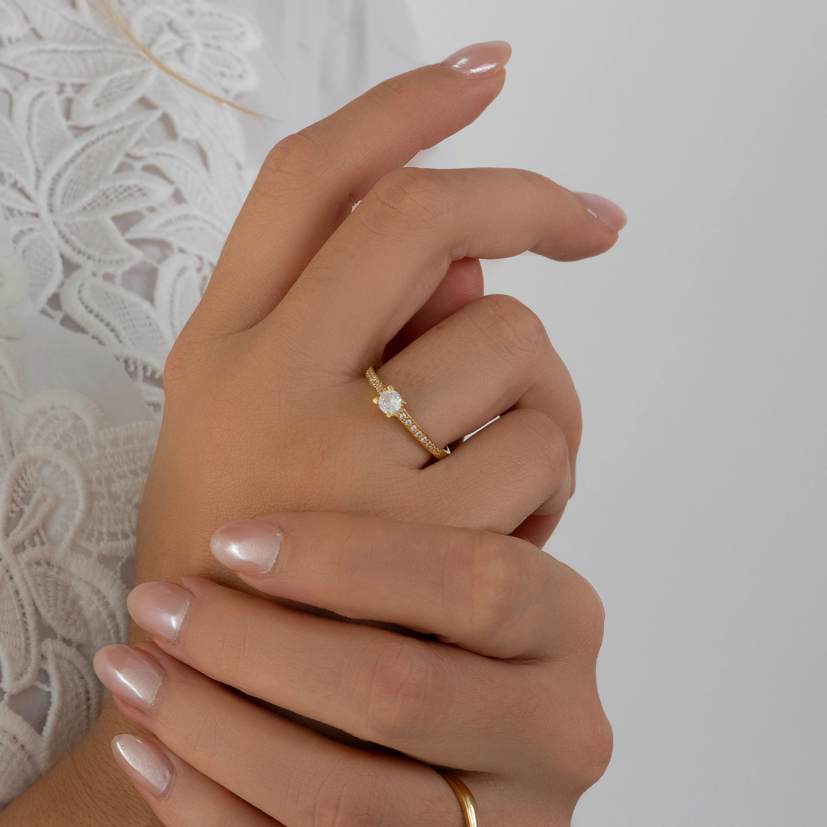 Anillo Compromiso Amelie Talla 8