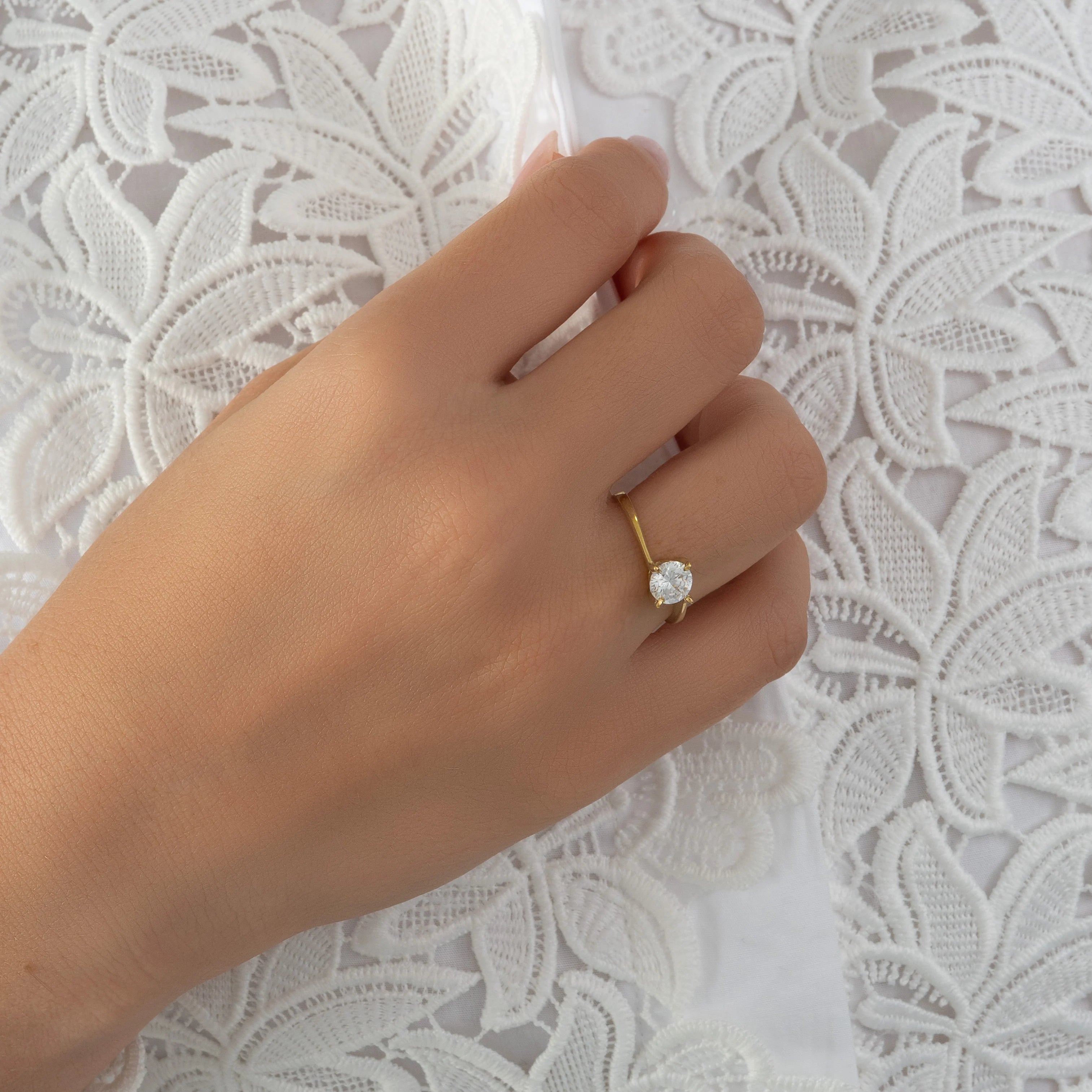 Anillo Compromiso Elara Talla 6 1/4