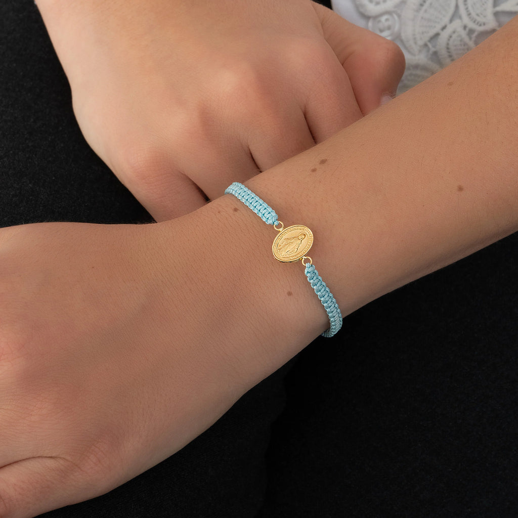 Pulsera Tejida Virgen Milagros