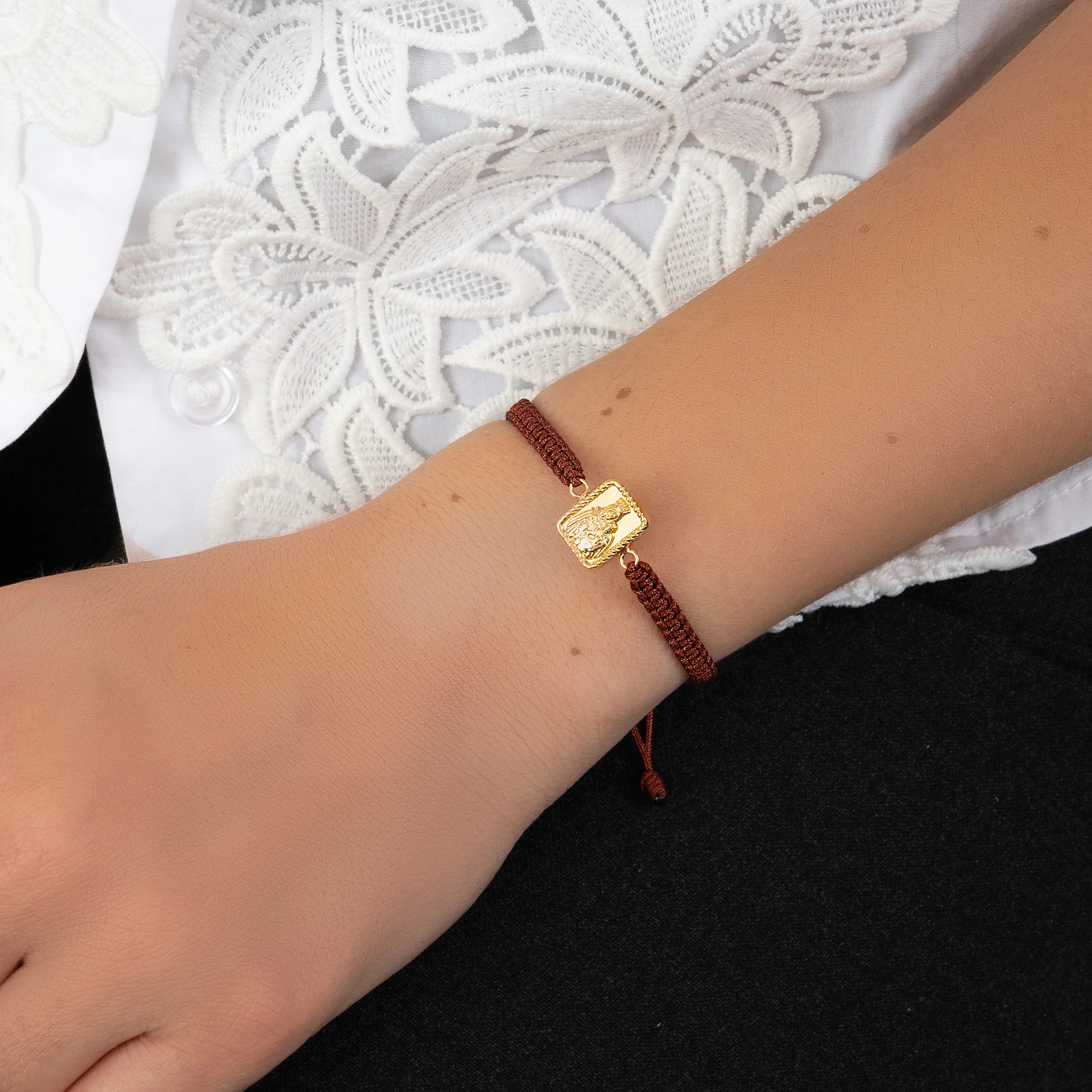 Pulsera Tejida Sagrado Corazon