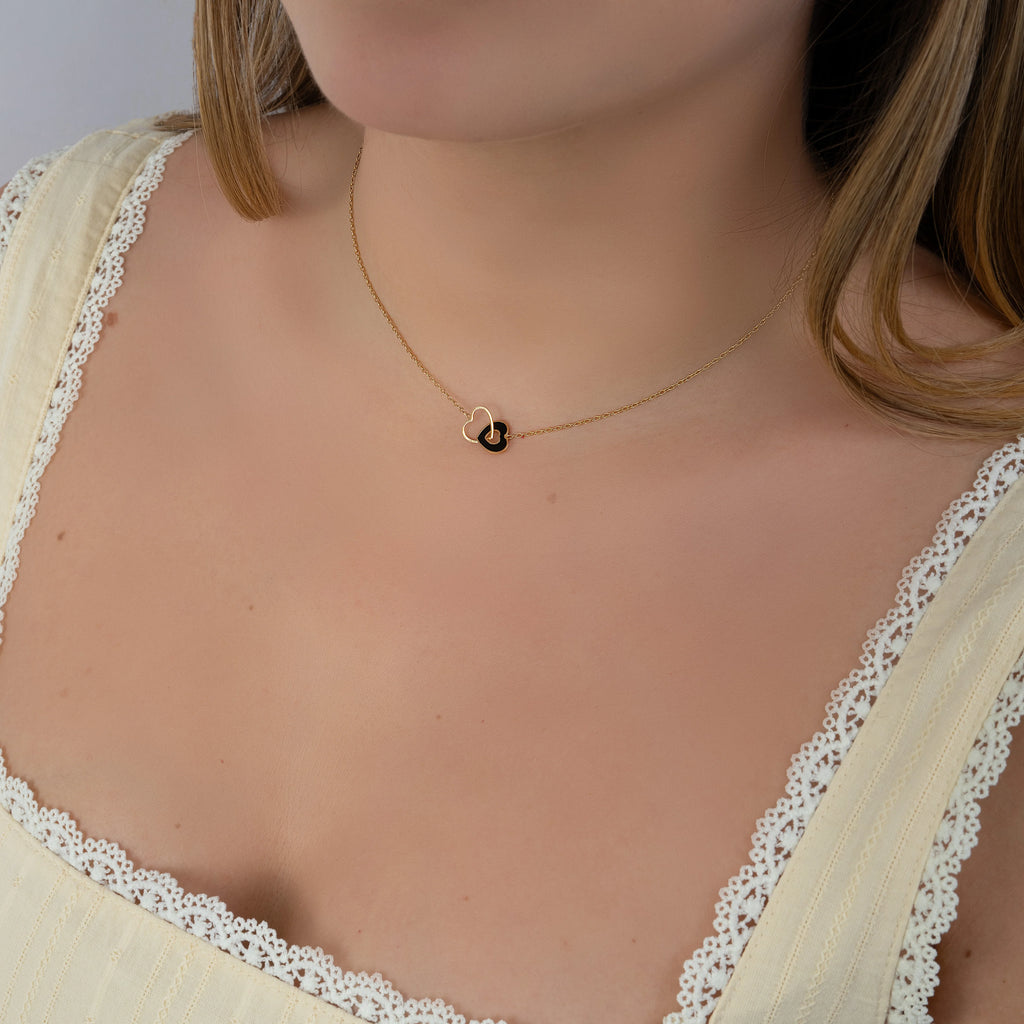 Cadena Corazones 40cm