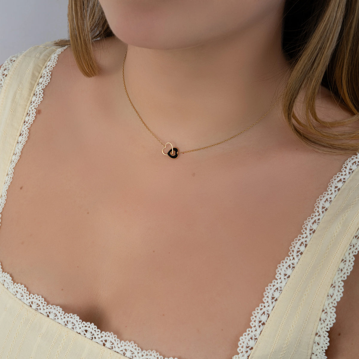 Cadena Corazones 40cm