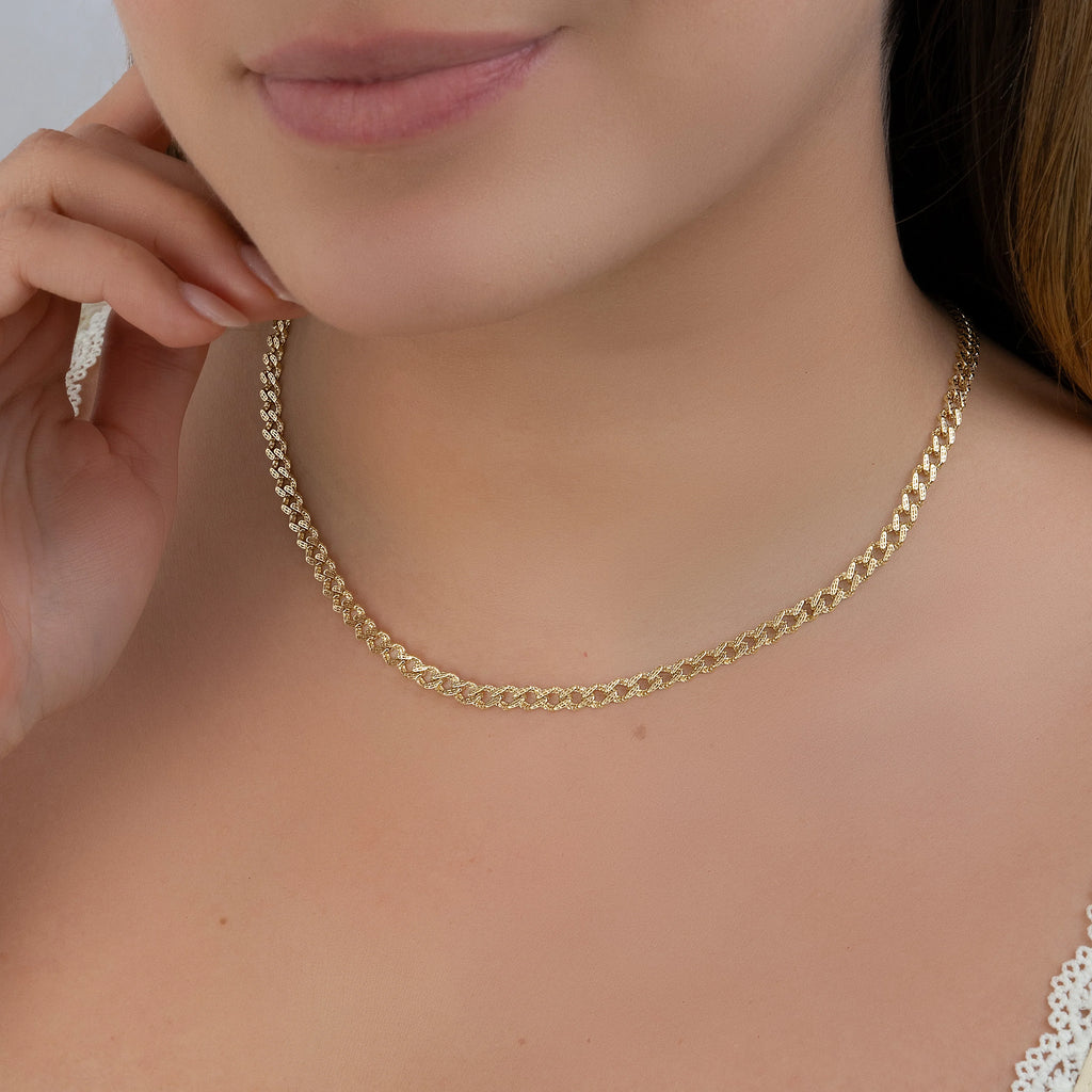 Cadena Tejido Cubano 45cm