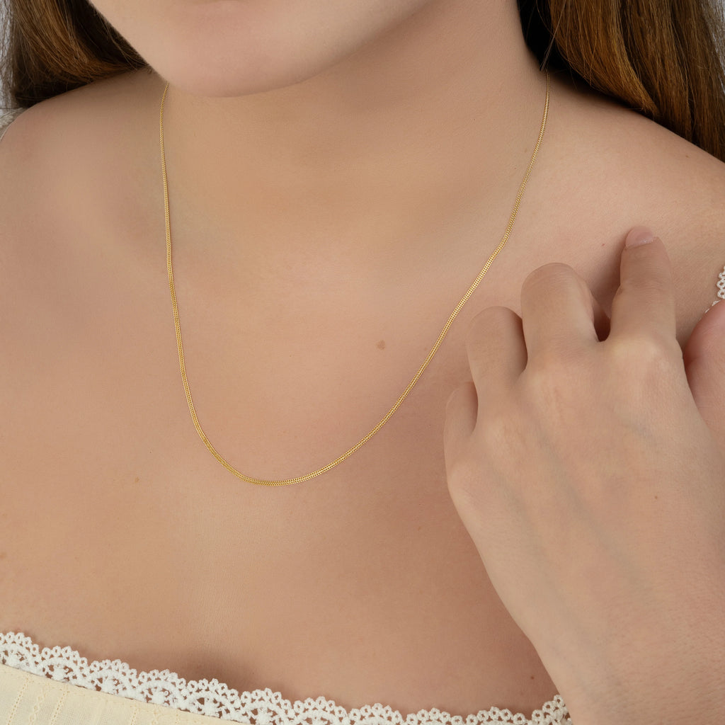 Cadena Tejido Esterilla Plano 50cm