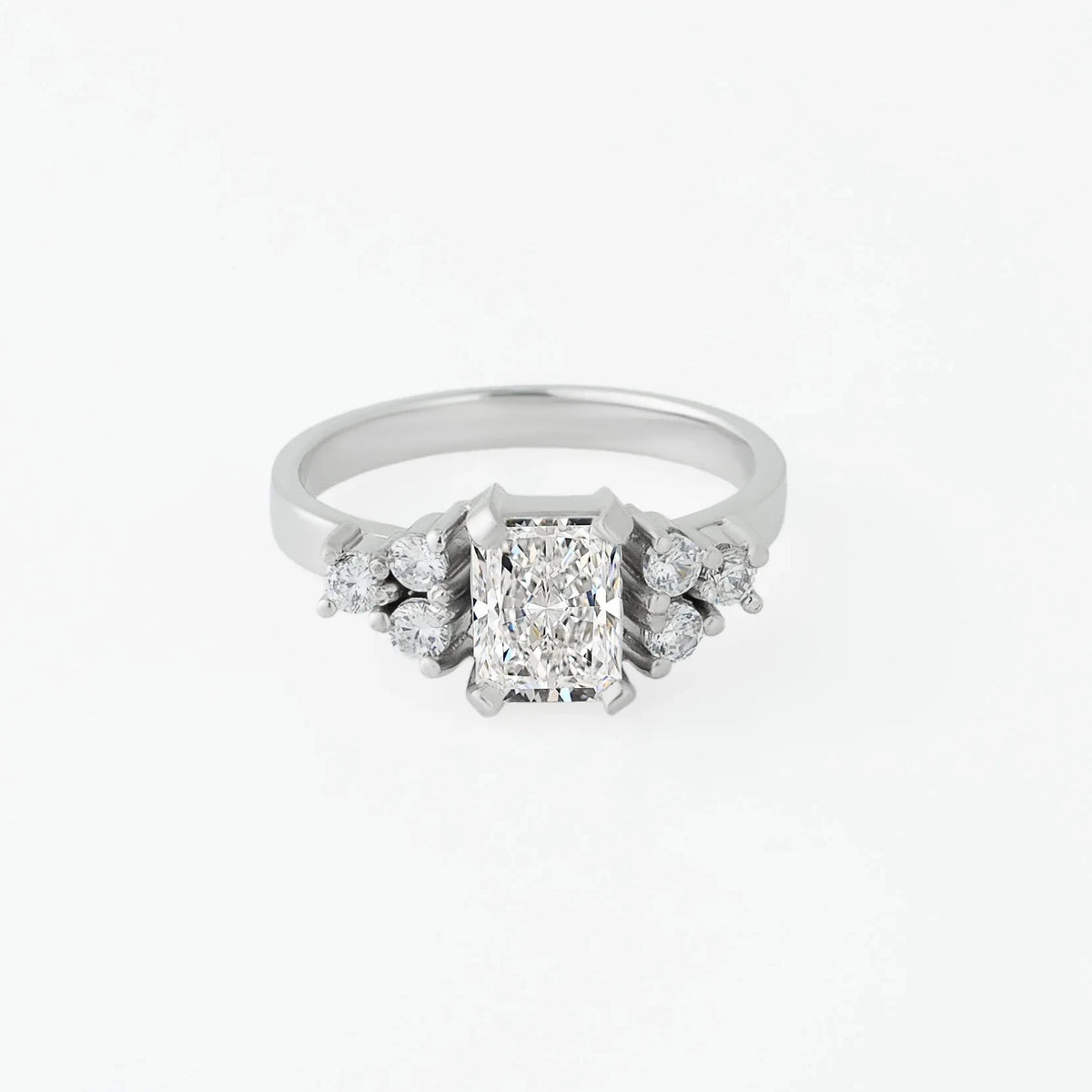 Anillo De Compromiso Diamantes Lab.