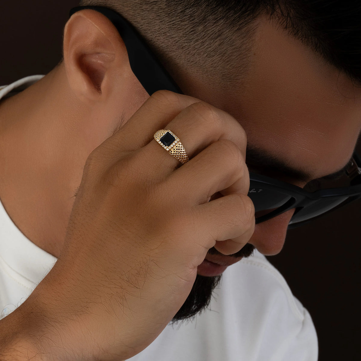 Anillo Azul Talla 9 1/2