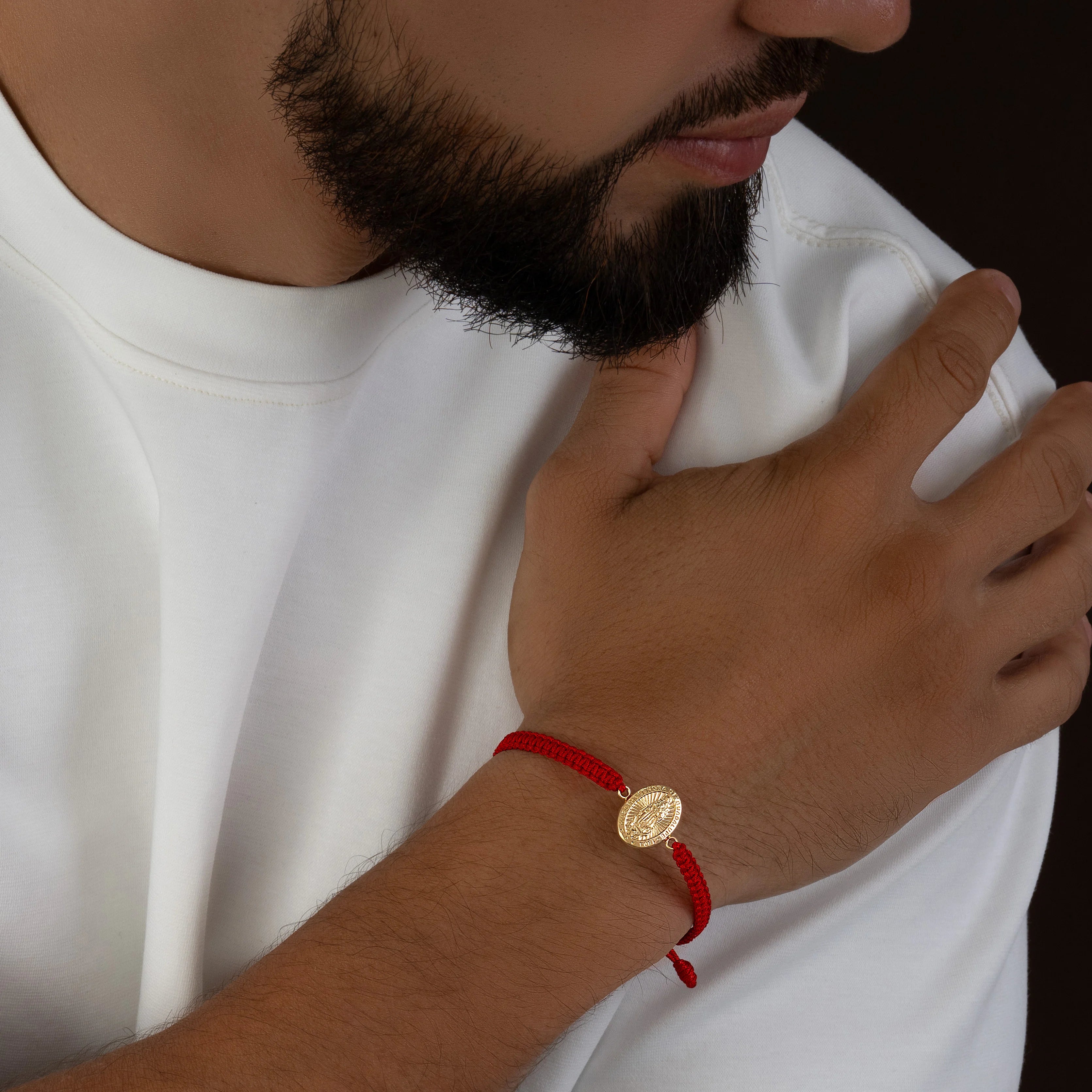 Pulsera Tejida Virgen Guadalupe