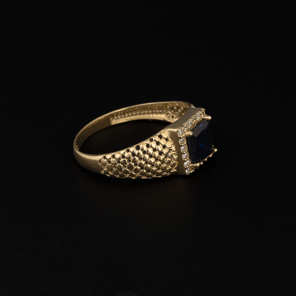 Anillo Azul Talla 9 1/2