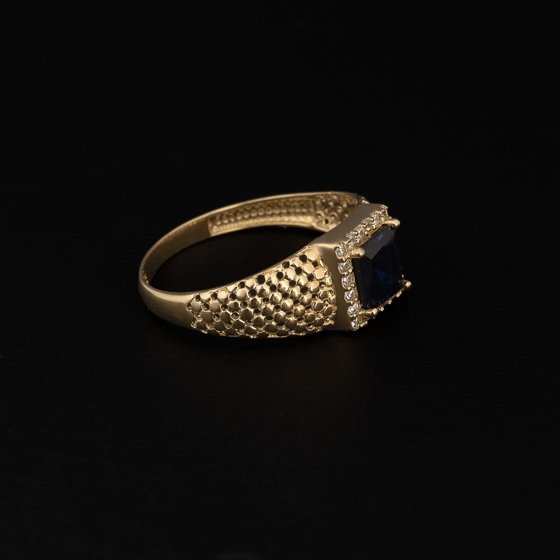 Anillo Azul Talla 9 1/2