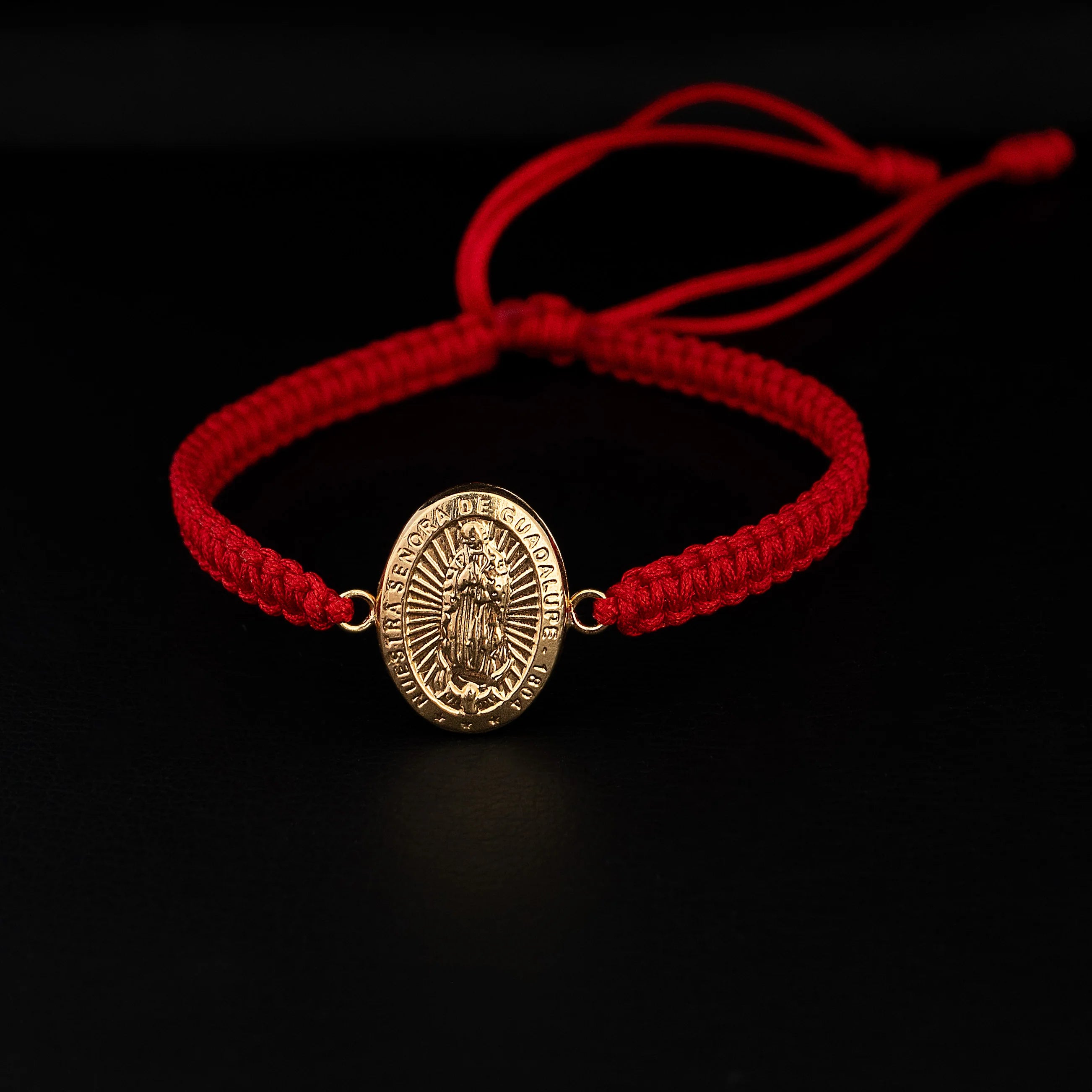 Pulsera Tejida Virgen Guadalupe