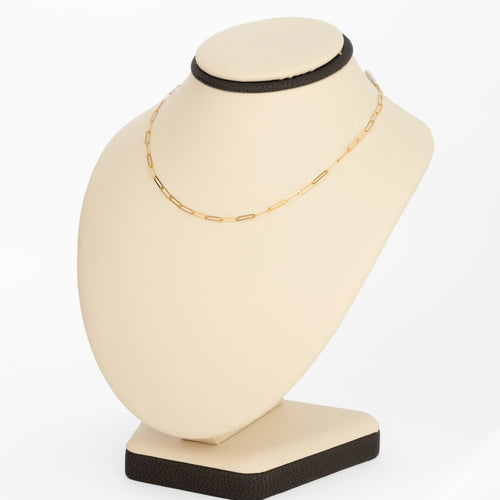 Cadena Tejido Paper Clip 45cm