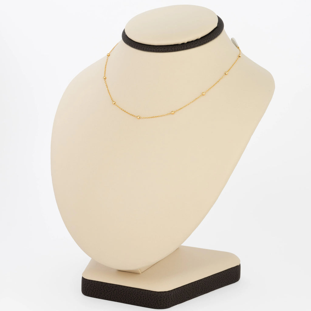 Cadena Tejido Mini Balines 45cm