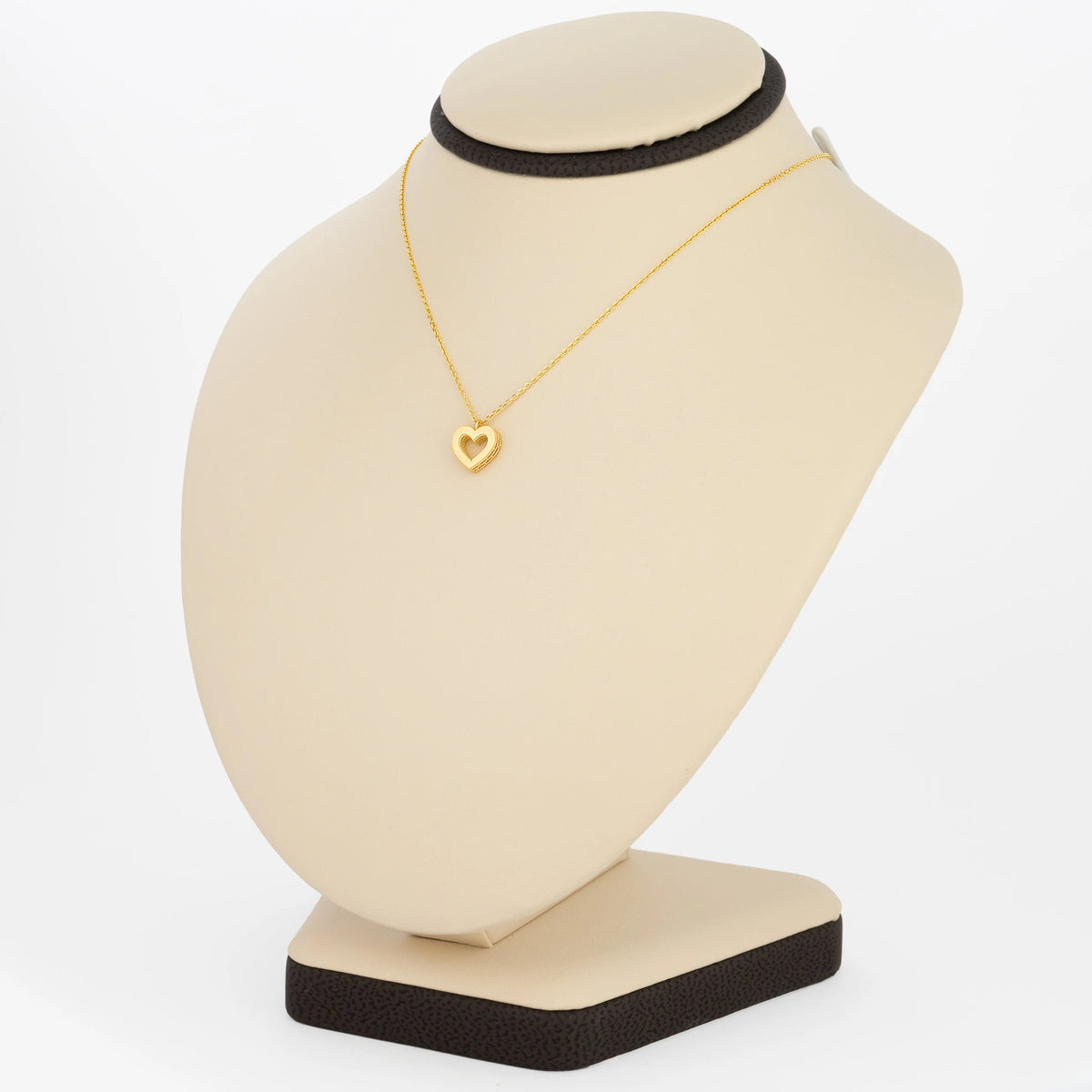 Cadena Tejido Corazón 45cm