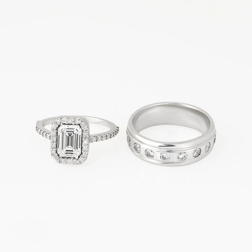 Anillos De Compromiso & Boda Diamantes Lab.