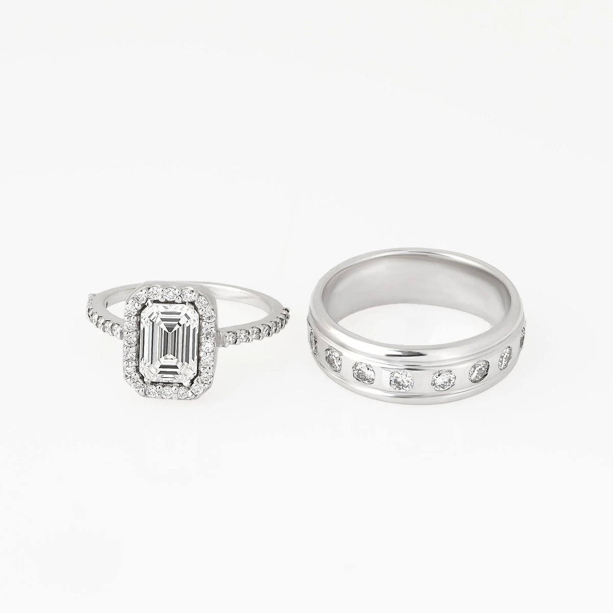 Anillos De Compromiso & Boda Diamantes Lab.