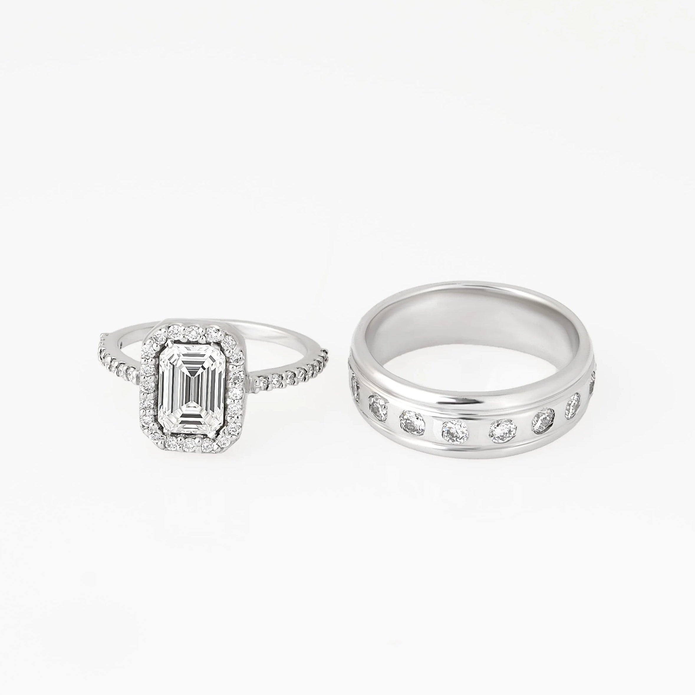 Anillos De Compromiso & Boda Diamantes Lab.