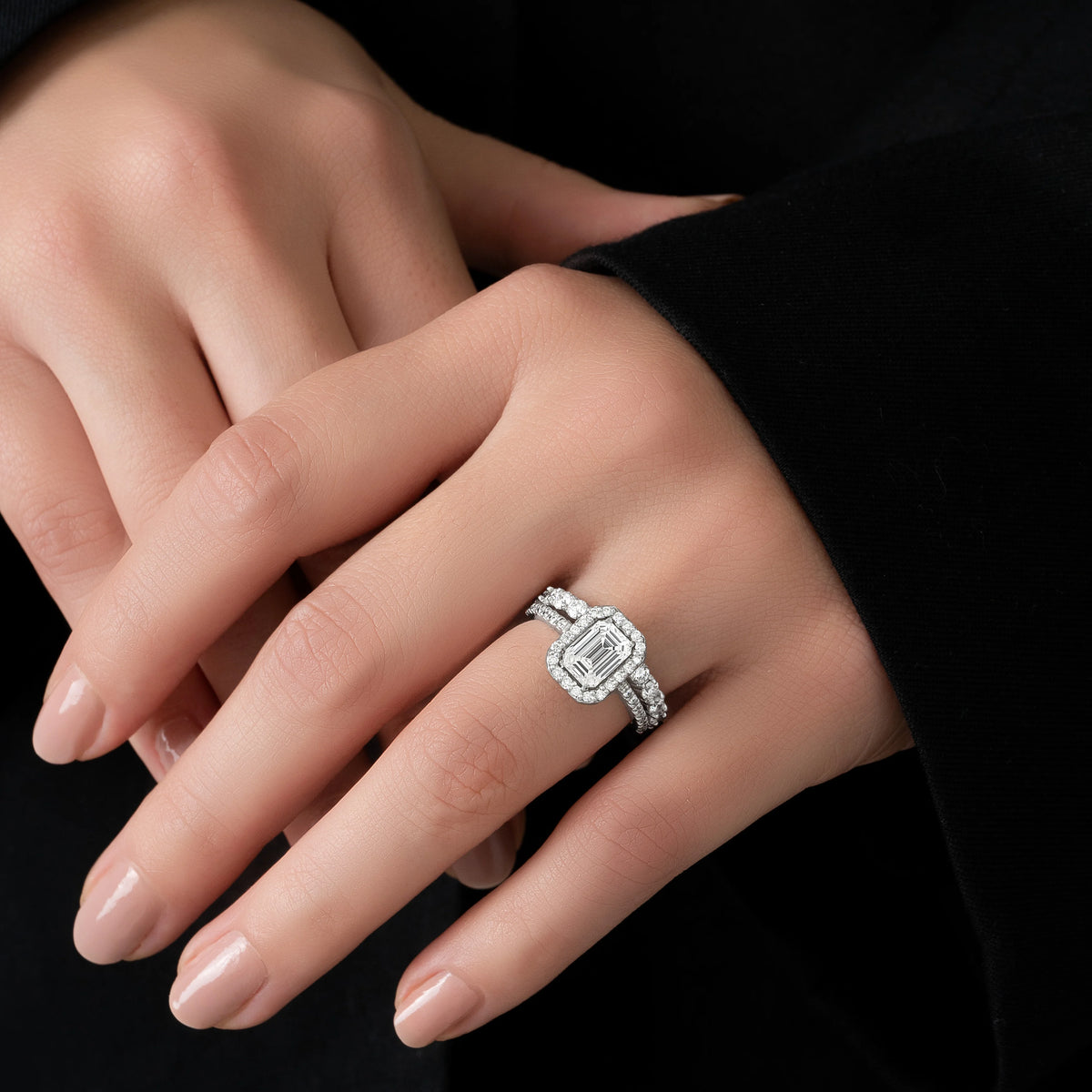 Anillos De Compromiso & Boda Diamantes  Lab.