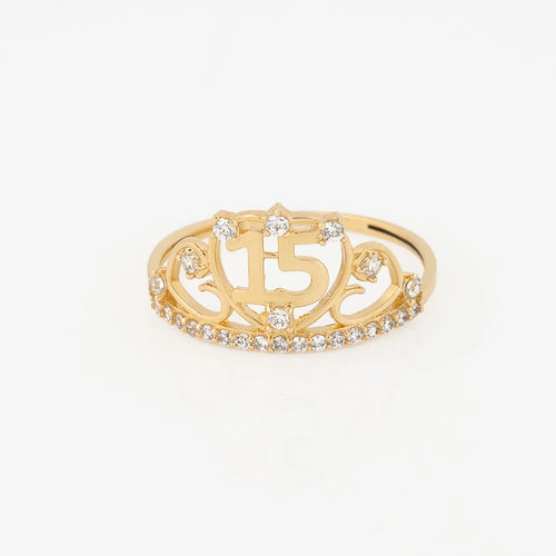 Anillo Quince Princesa Talla 8