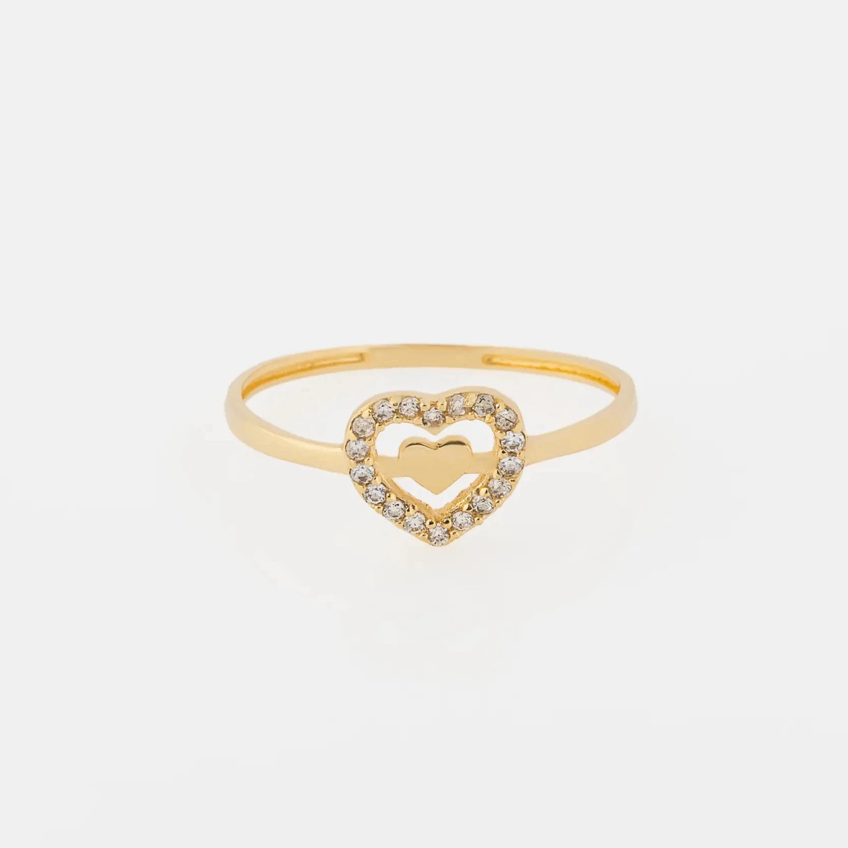 Anillo Heart Talla 8