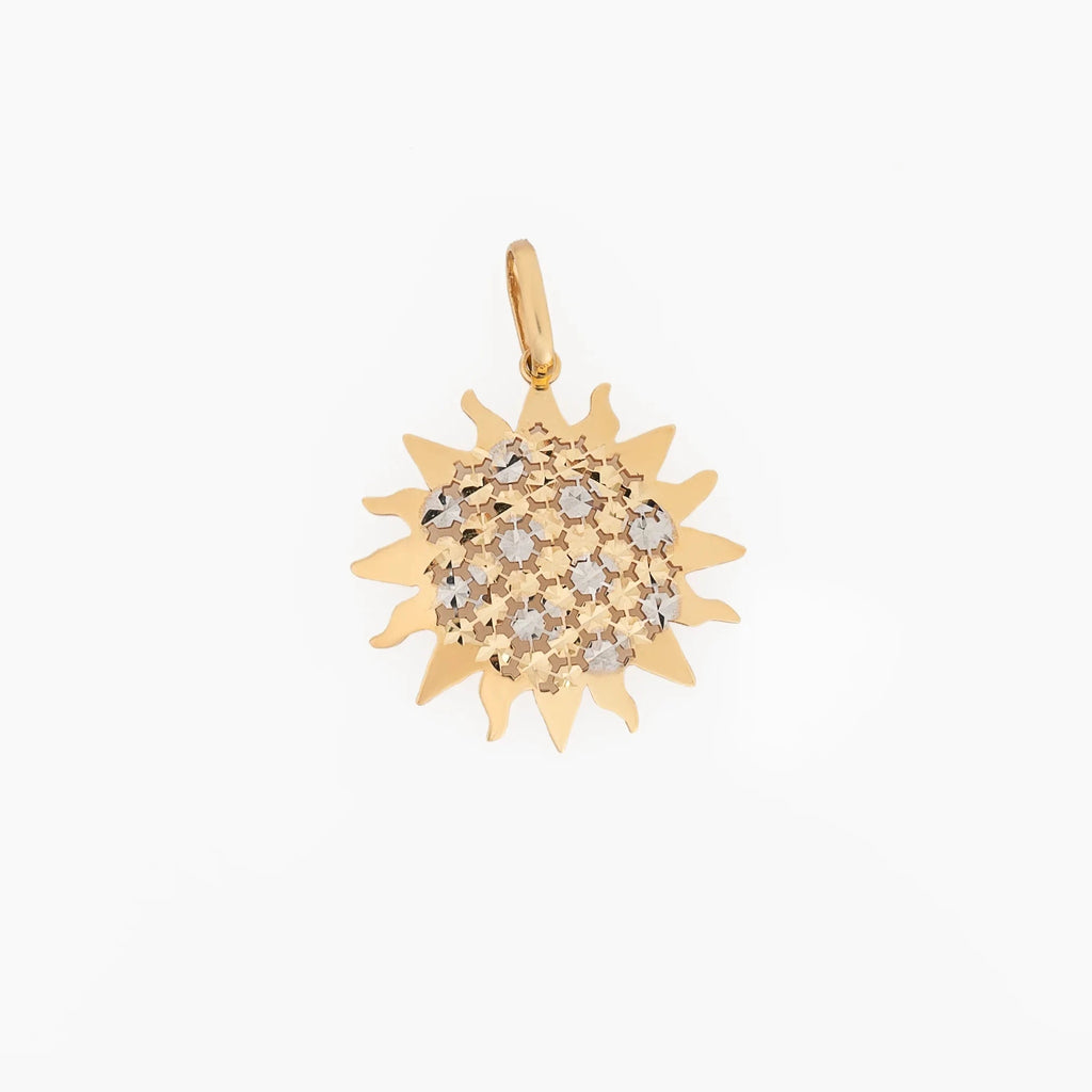 Dije Sol Diamantado 2.8cm