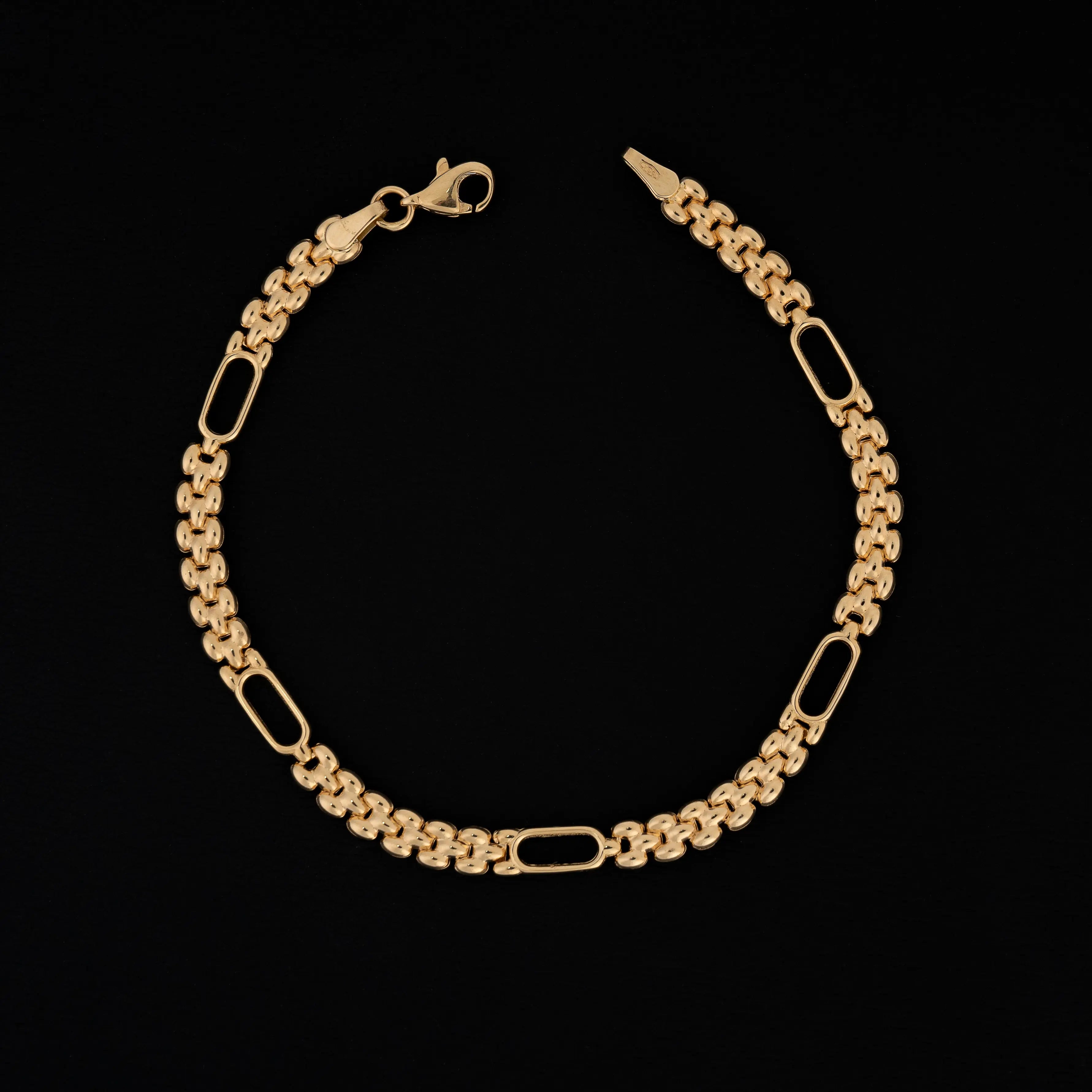 Pulsera Tejido Semi Carrete 18cm