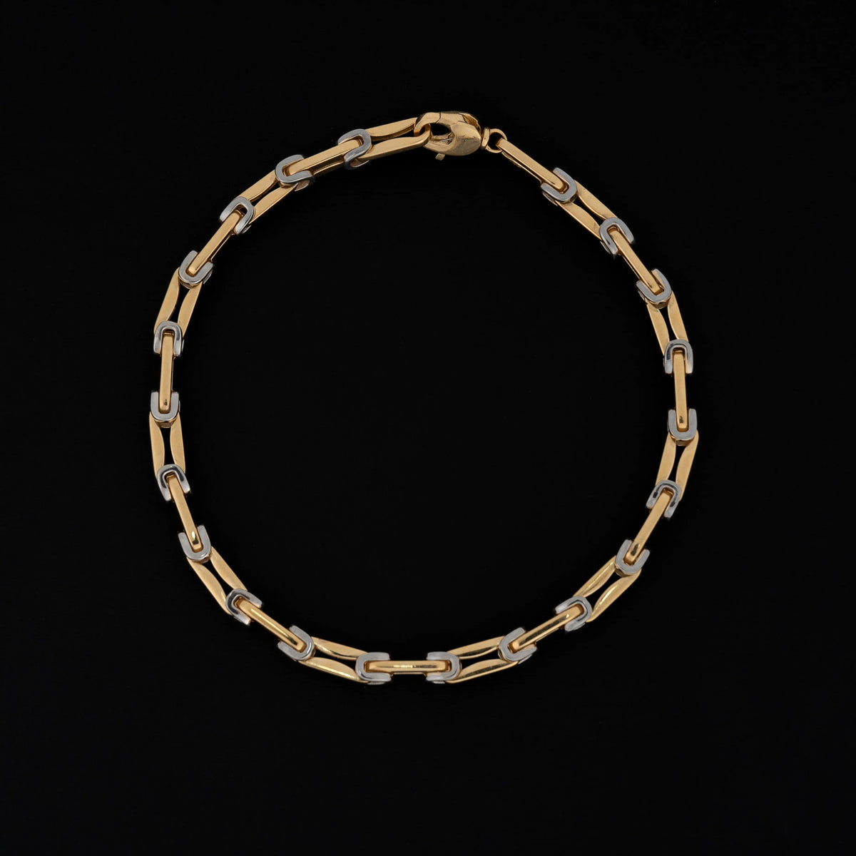 Pulsera Tejido Bicolor 20cm