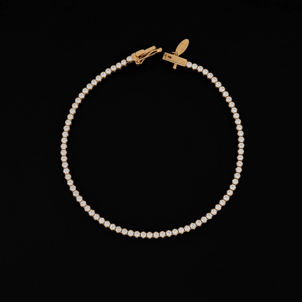 Pulsera Tejido Tennis 18.5cm