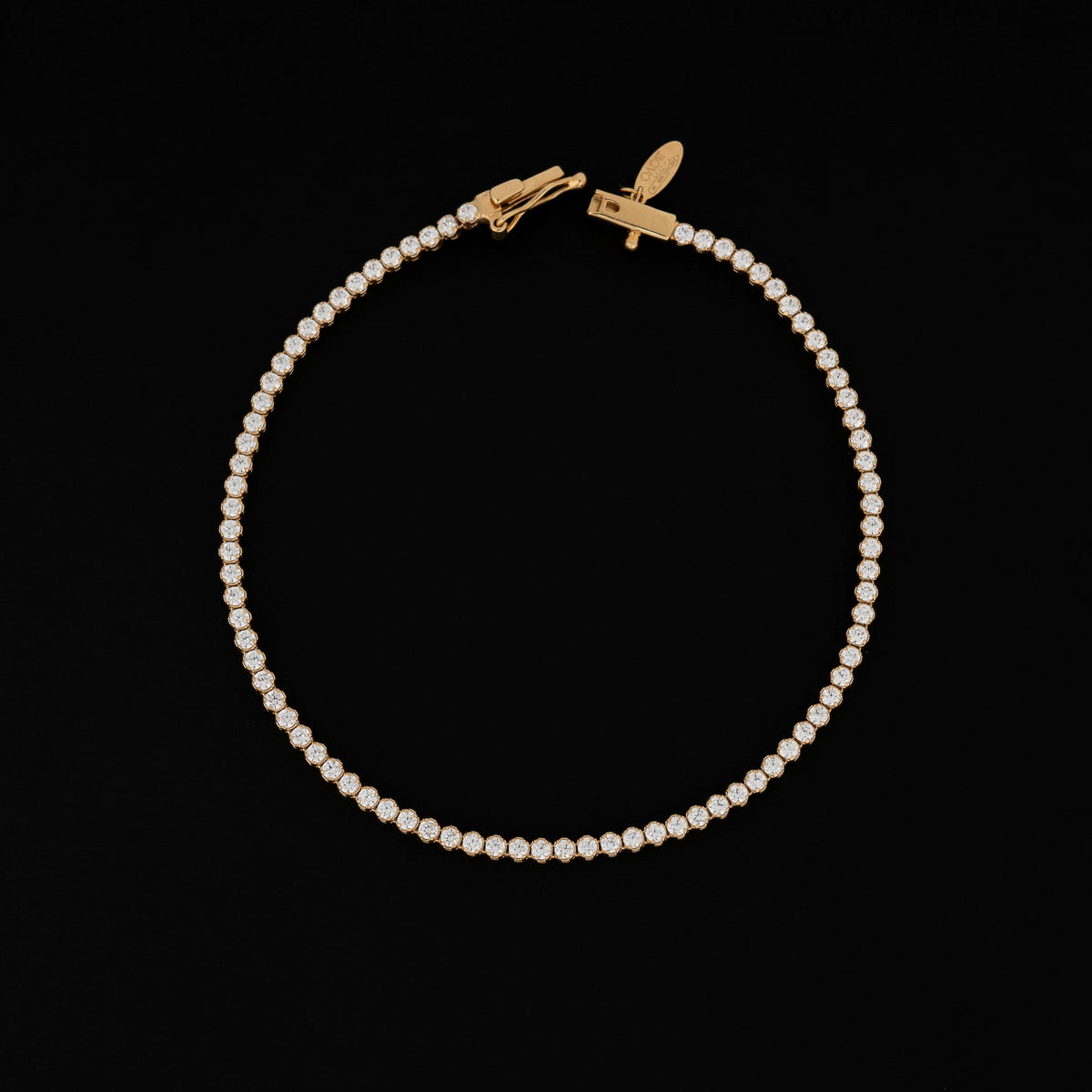 Pulsera Tejido Tennis 18.5cm