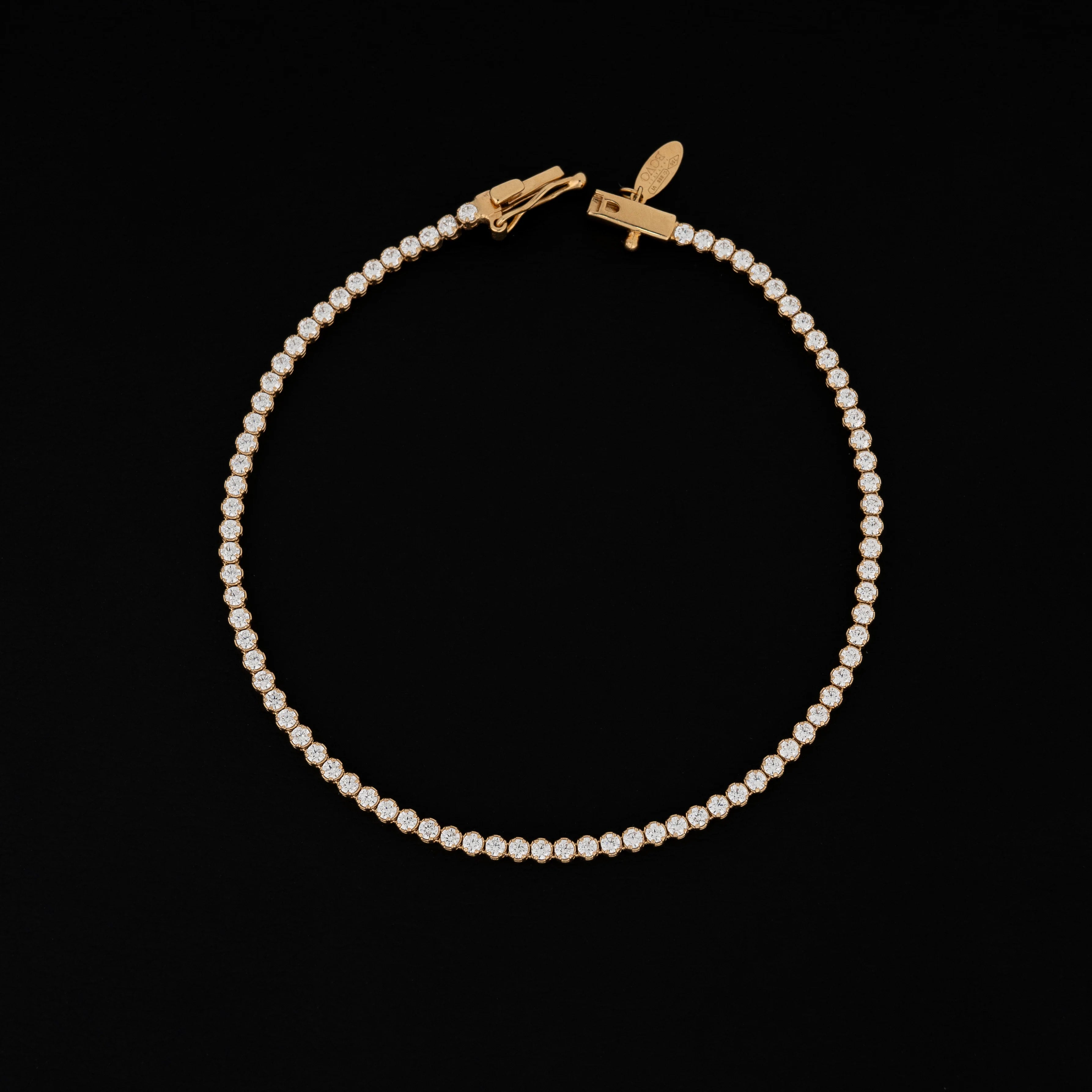 Pulsera Tejido Tennis 18.5cm