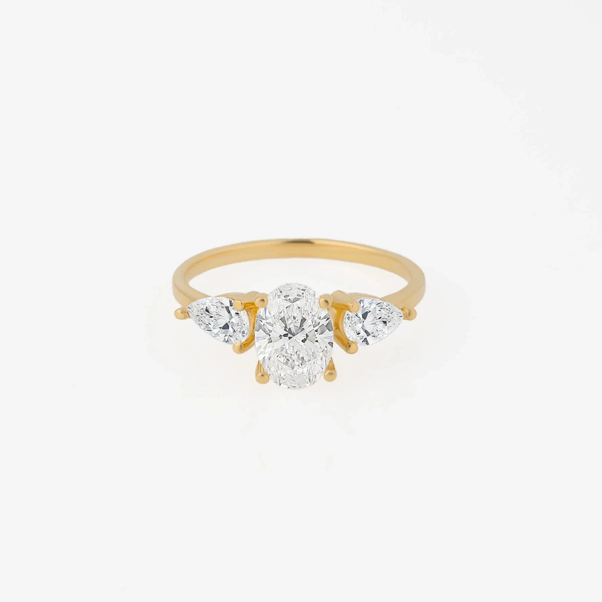 Anillo De Compromiso Diamantes Lab.