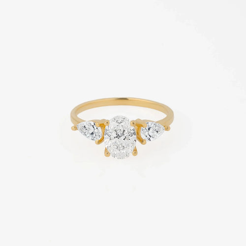 Anillo De Compromiso Diamantes Lab.