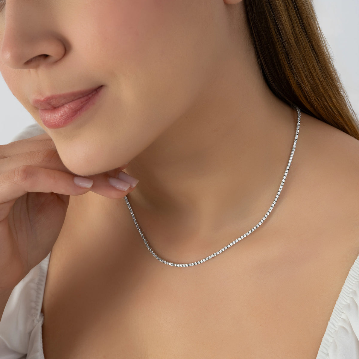 Cadena Tejido Tennis 40cm