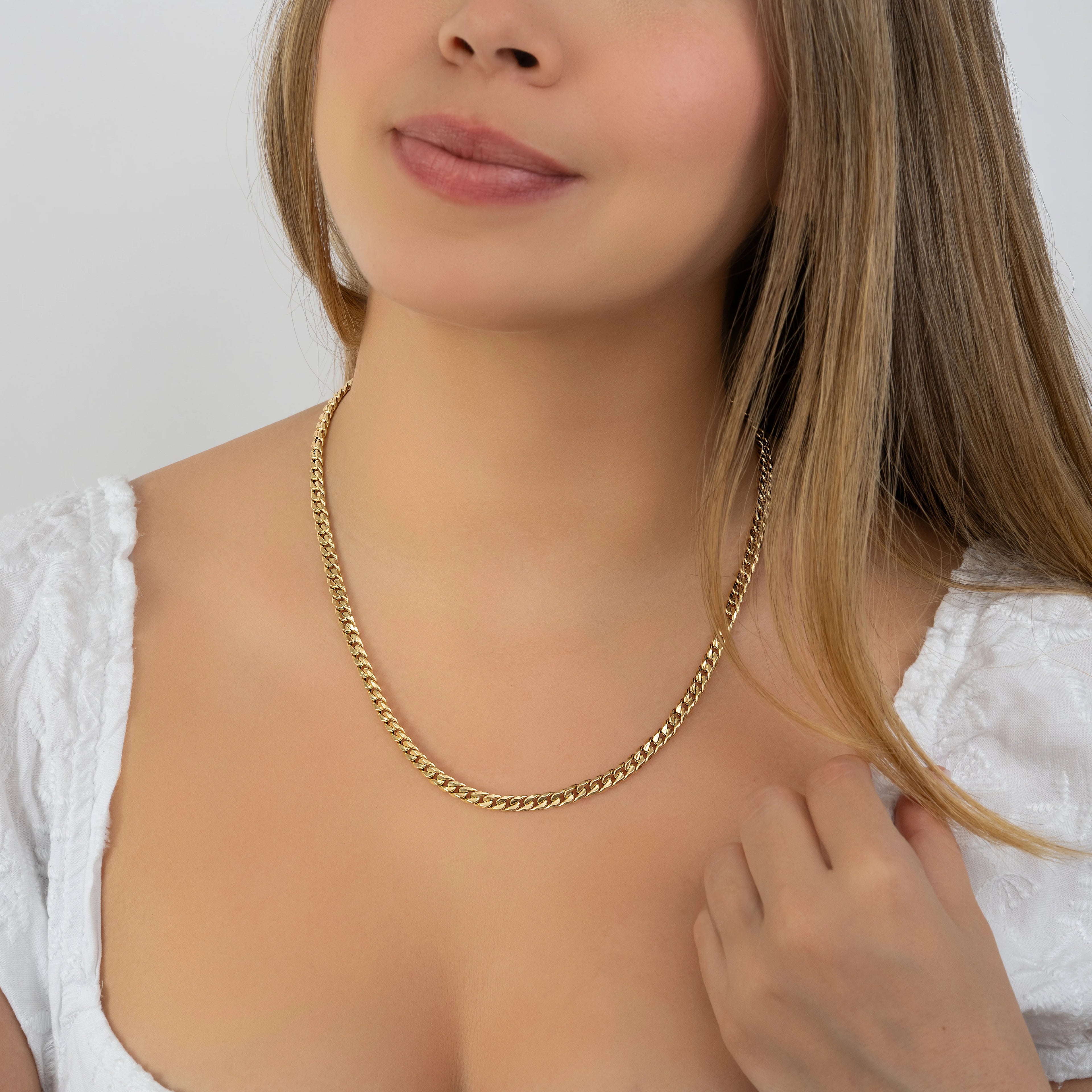 Cadena Tejido Cubano 50cm