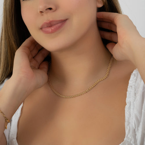 cadena tejido calado 40cm