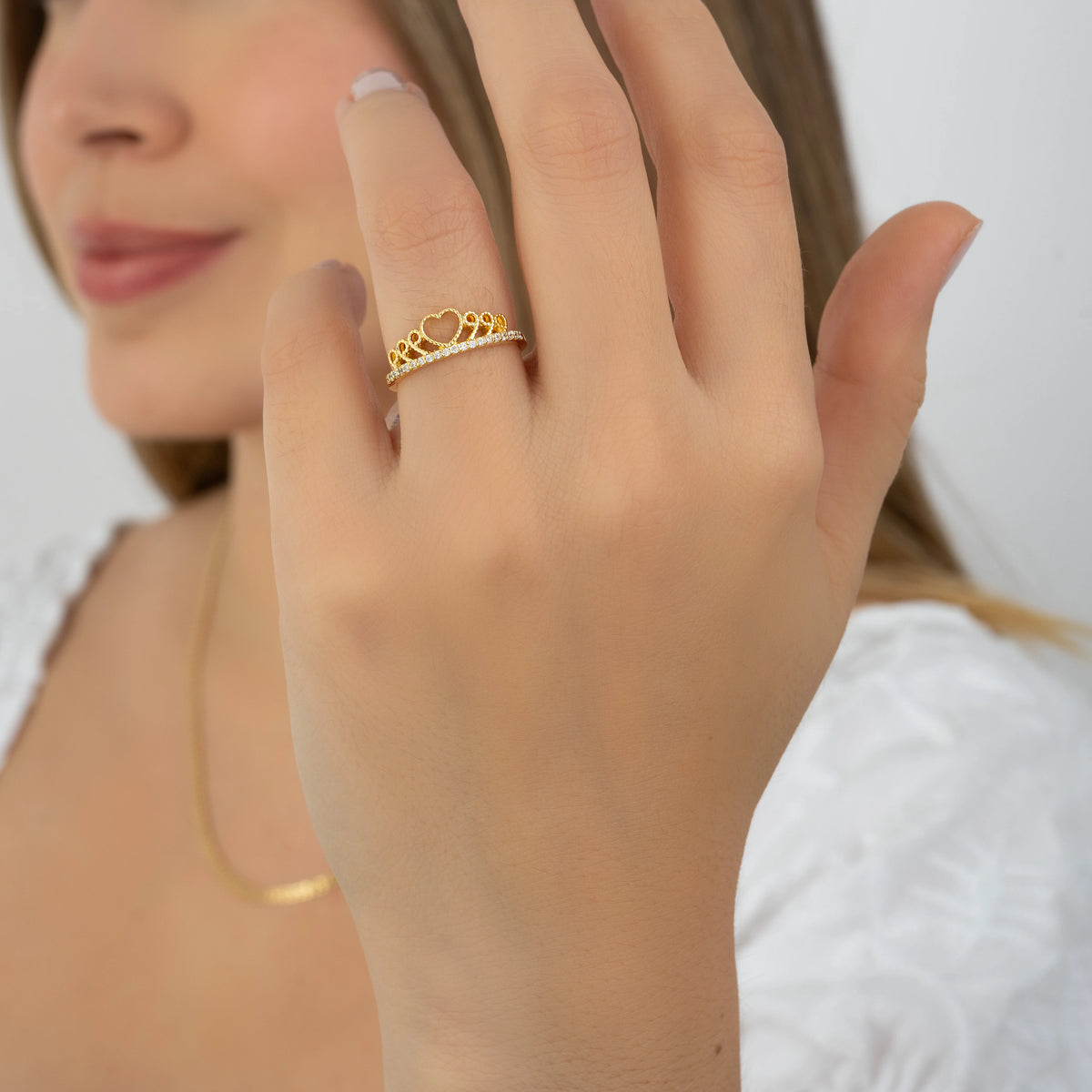 Anillo Corazón Realé Talla 5 1/2