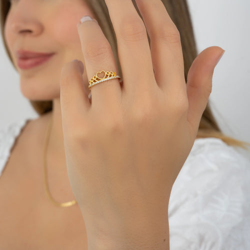 Anillo Corazón Realé Talla 5 1/2