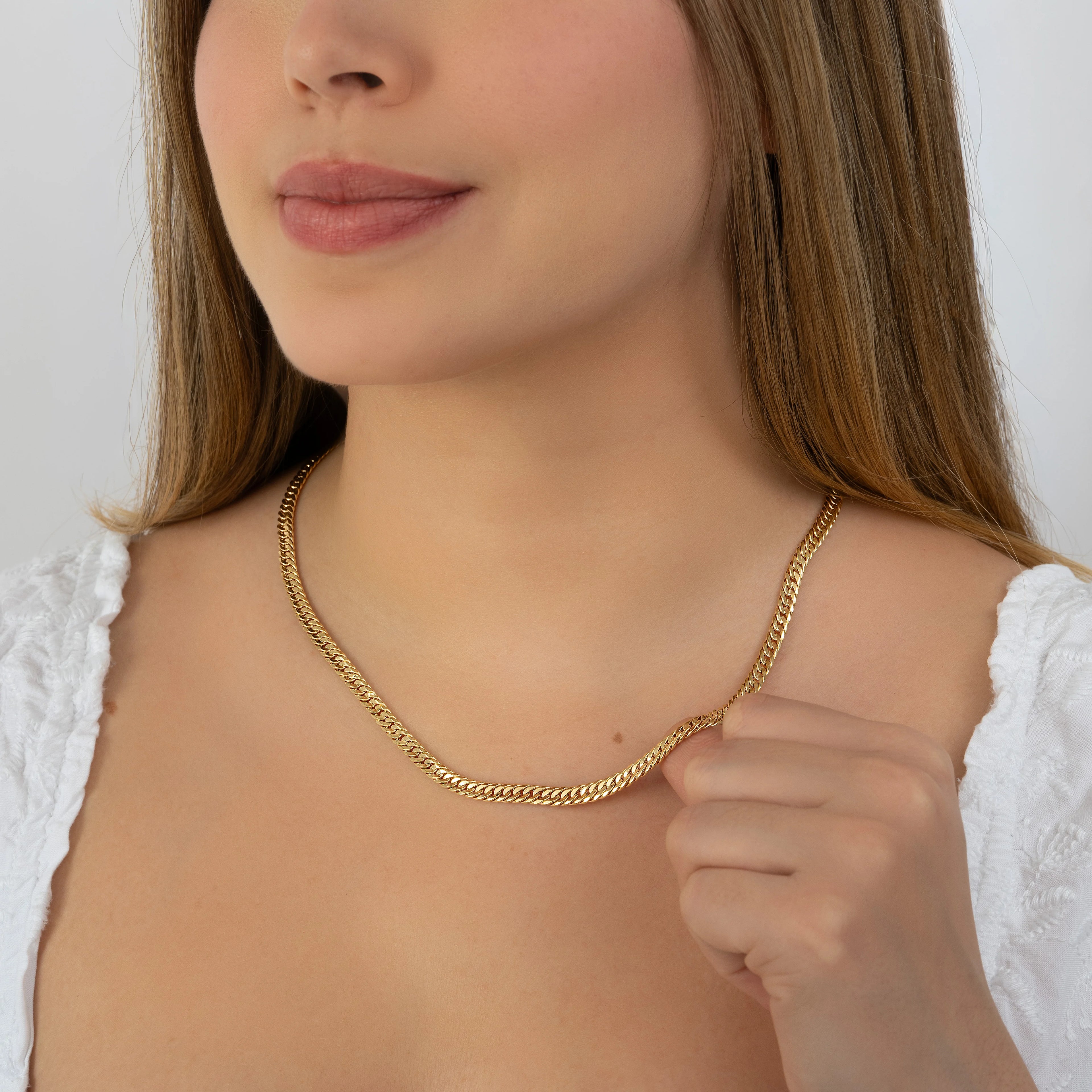 Cadena Tejido Cubano 45cm