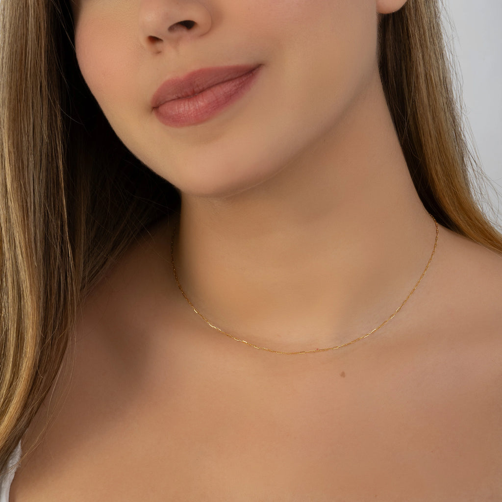 Cadena Tejido Mini Paper Clip 40cm