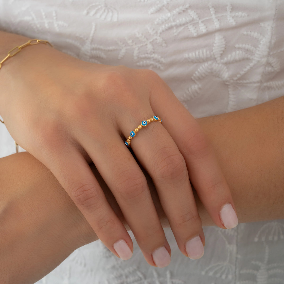 Anillo Ojo Turco Talla 8