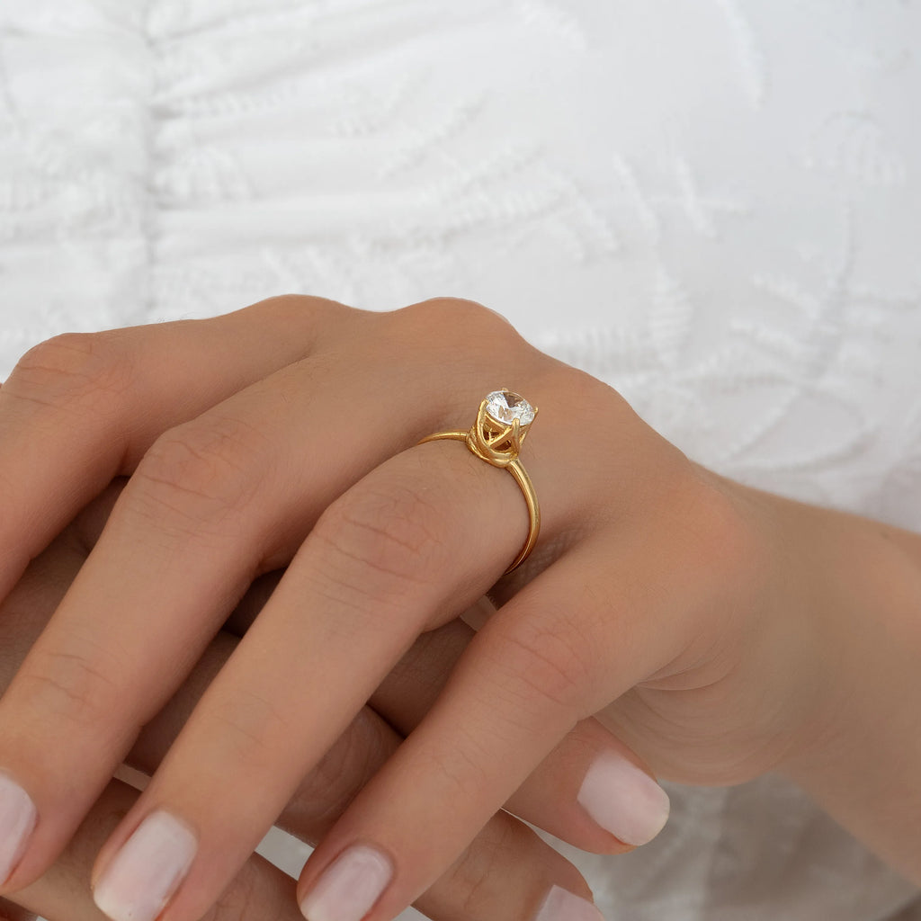 Anillo compromiso Real  Talla 6 1/2