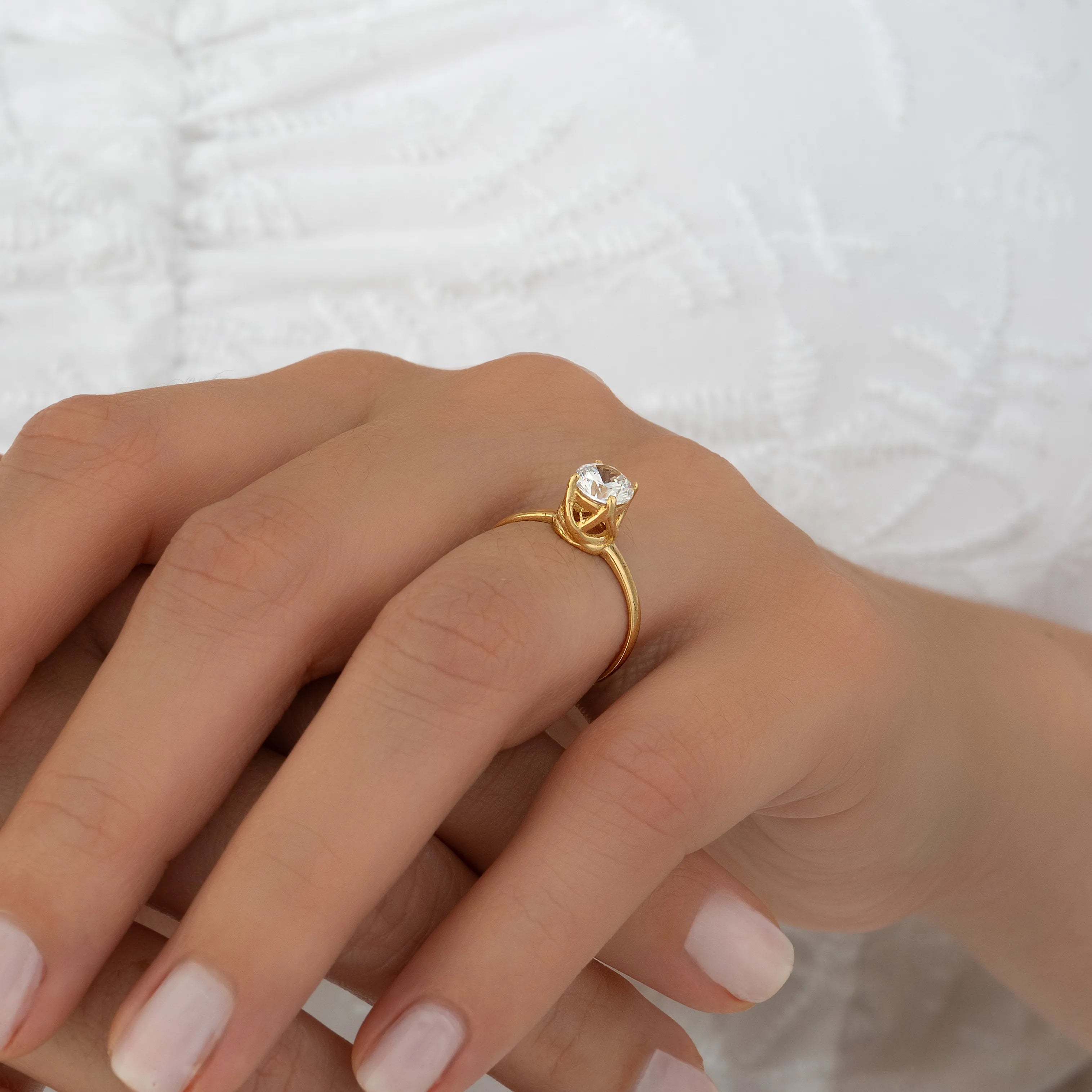 Anillo compromiso Real  Talla 6 1/2