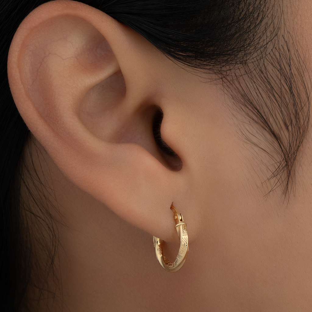 Candongas Entorchadas 1.4cm