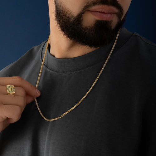 Cadena Tejido Espiga 60cm