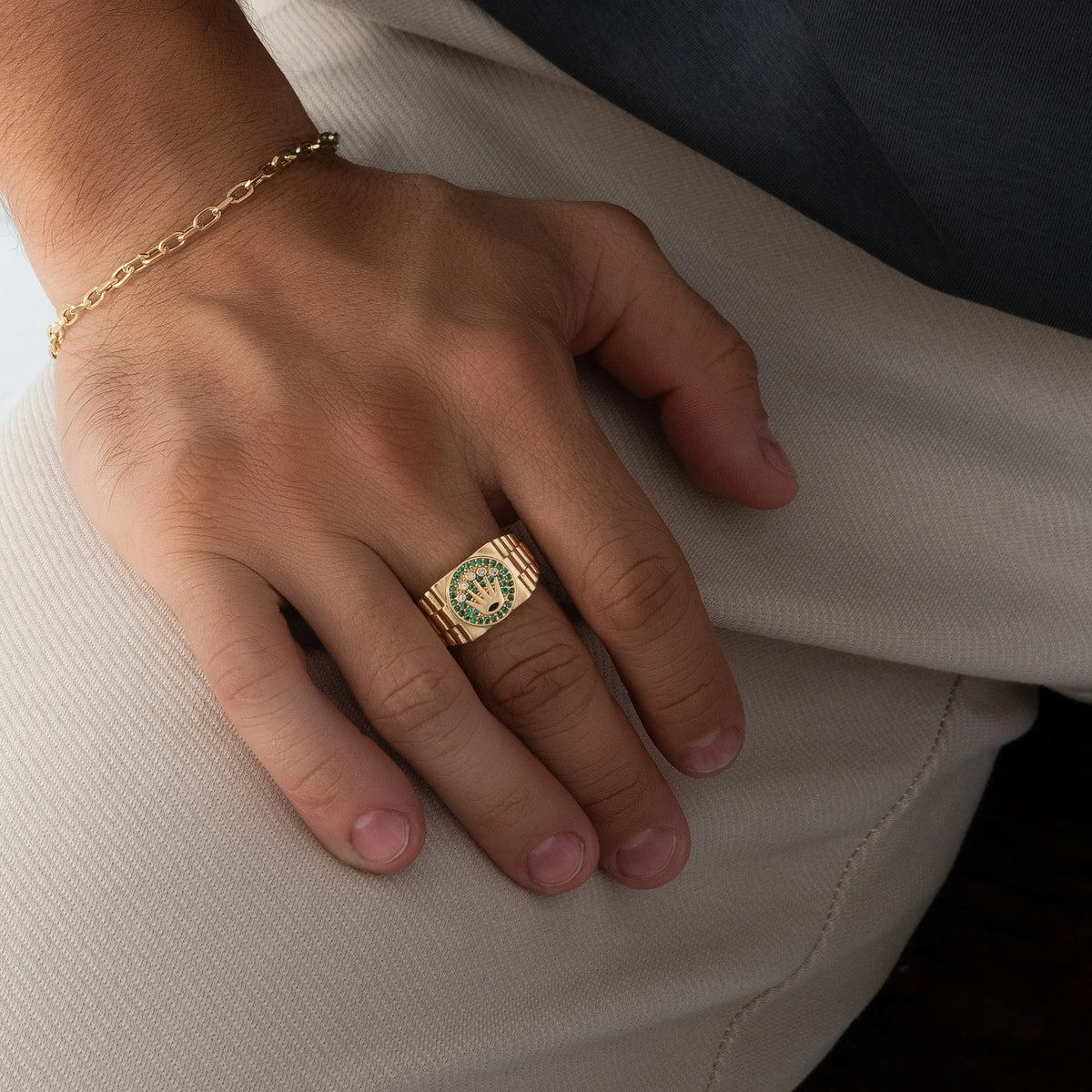 Anillo Corona Talla 10