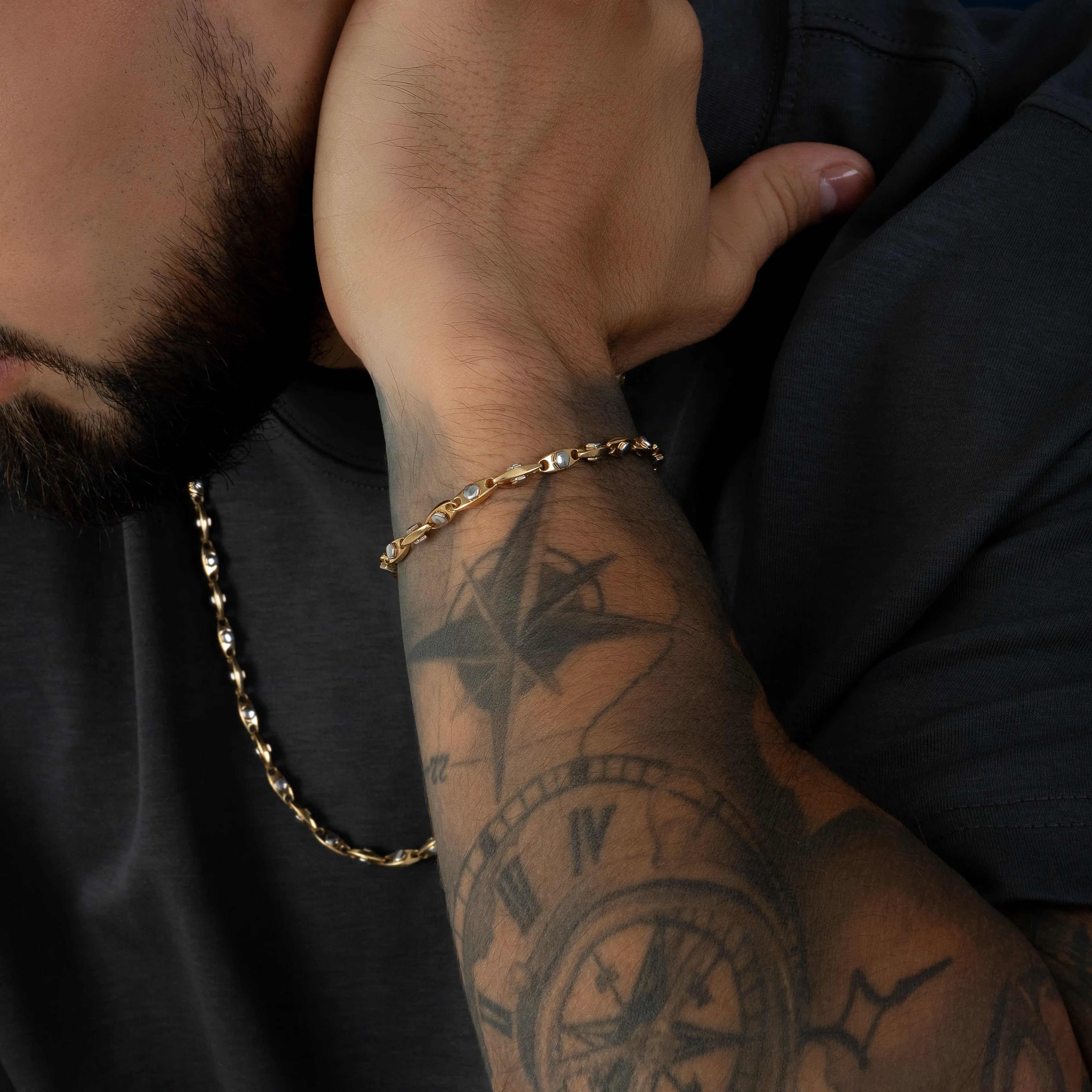 Pulsera Tejido Clavo 20cm