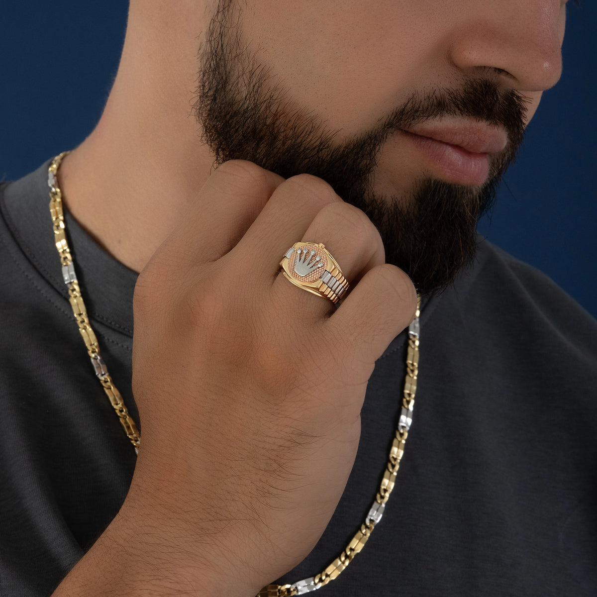 Anillo Corona Talla 8 1/2