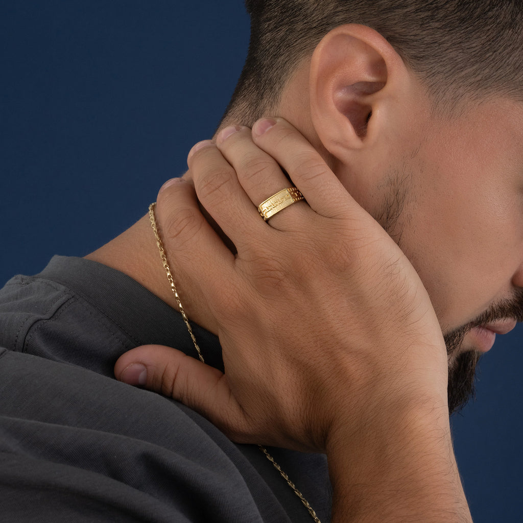 Anillo Azteca Talla 8 1/4