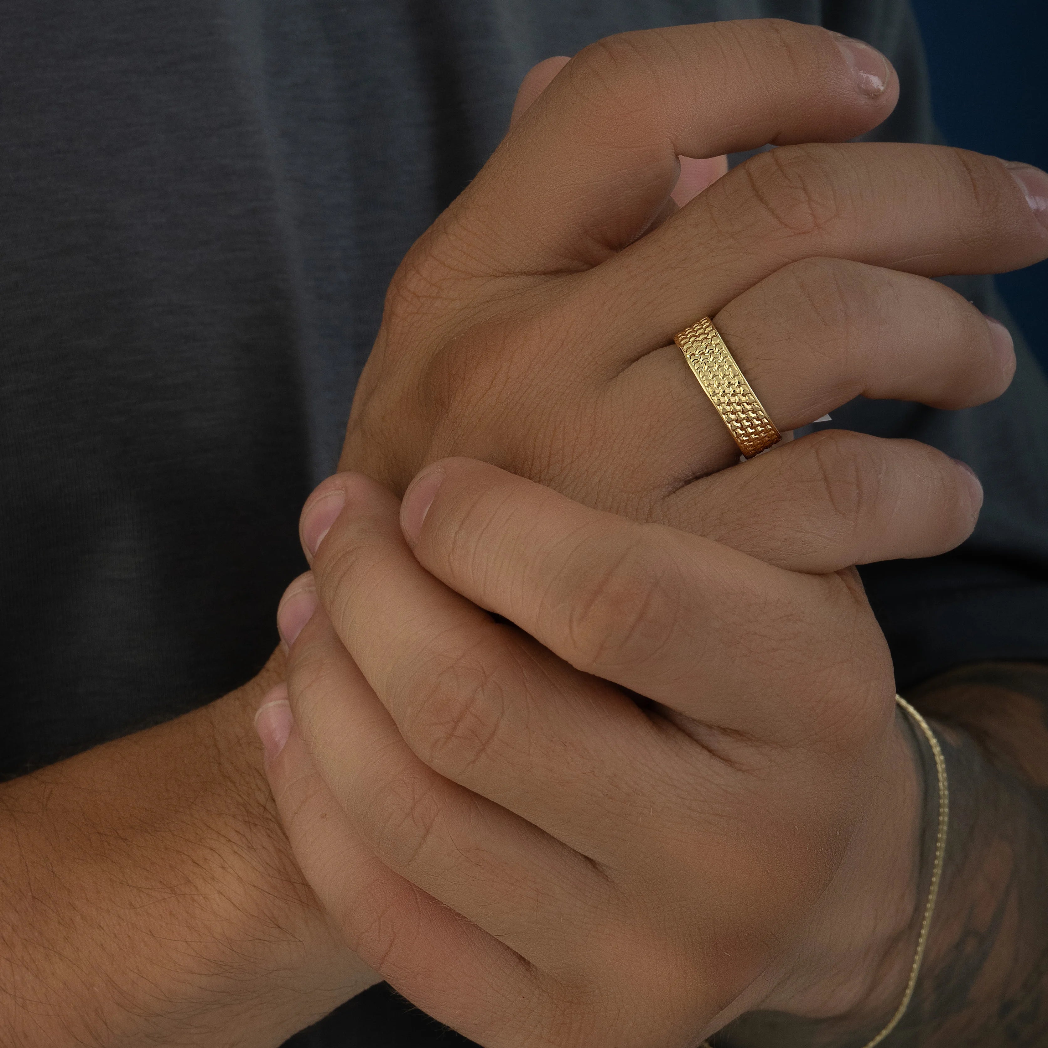 Anillo Rustico Talla 7 3/4