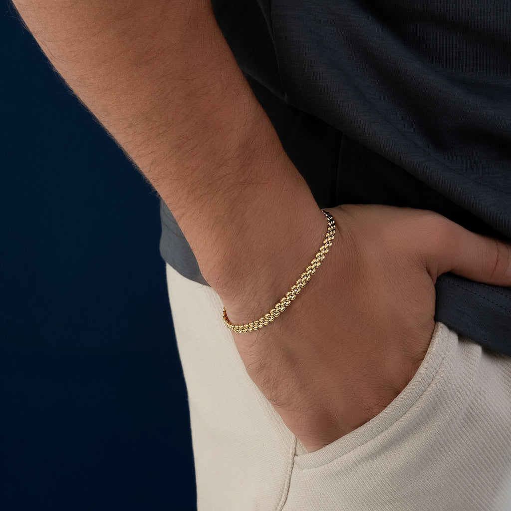 Pulsera Tejido Carrete 18.5cm